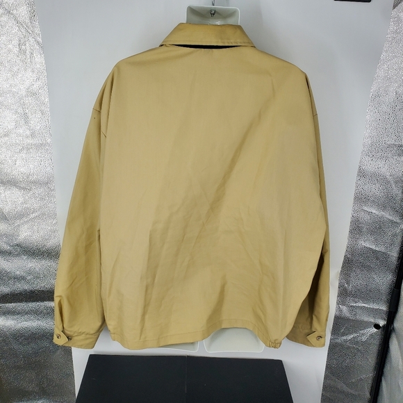 ​Vintage King Louie UAW Union Jacket 2XL Tan Bomber Coat Made in USA - Picture 4 of 5